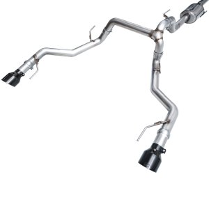 Ford F-150 Performance Exhaust - AWE Tuning - 0FG Resonated Cat-Back - Diamond Black - `21-`27 Ford F-150 Performance Exhaust - AWE Tuning - 0FG Resonated Cat-Back - Diamond Black - `21-`27